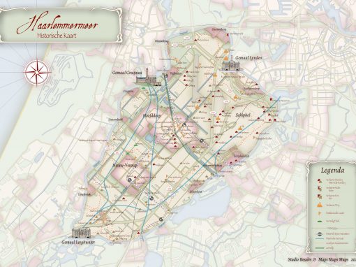 Historische kaart Haarlemmermeer